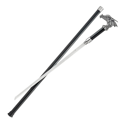 Dragon's Lair Cane - 39 1/2 Inches, Satin-Finished Blade - propswords
