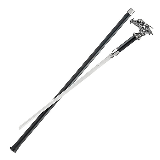 Dragon's Lair Cane - 39 1/2 Inches, Satin-Finished Blade - propswords