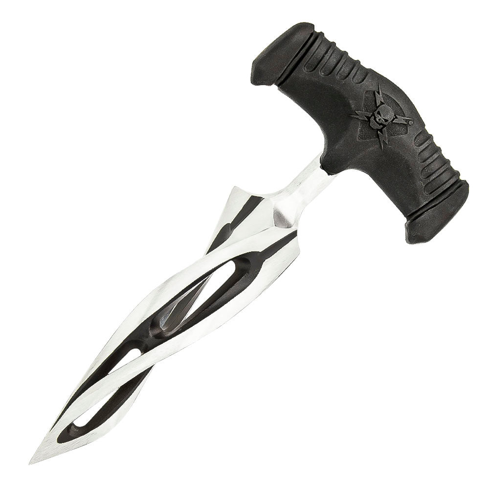 M48 Cyclone Push Dagger | 5 3/4” 2Cr13 stainless steel blade | 7 3/8" overall | Vortec belt sheath included - propswords