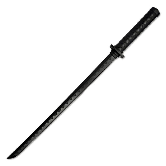 33.5” Training Sword, Black Polypropylene Samurai Style Handle-Sparring Practice Equipment