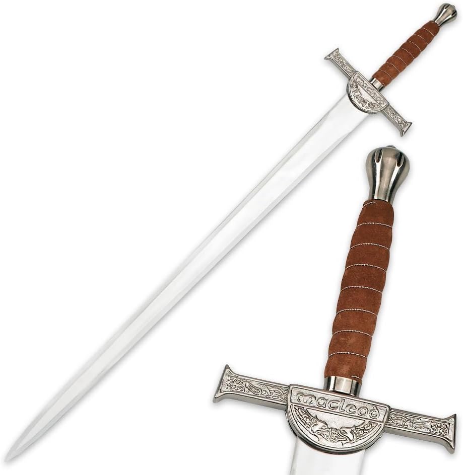 Highlander Macleod Scottish Sword 50.5in Ornate Broadsword Claymore