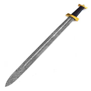 Handmade Damascus Steel Roman Inspired Spatha Historical Replica Sword - propswords