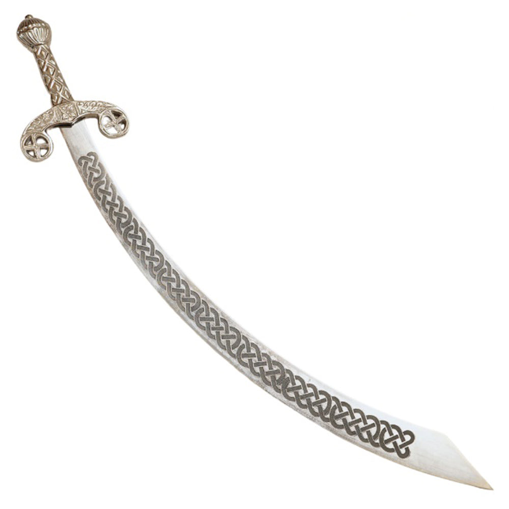 36" Belly Dance Scimitar Celtic Etched Blade Sword