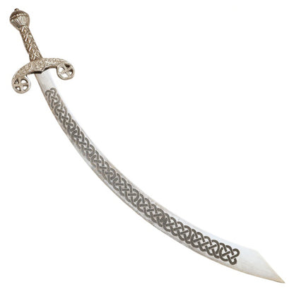 36" Belly Dance Scimitar Celtic Etched Blade Sword