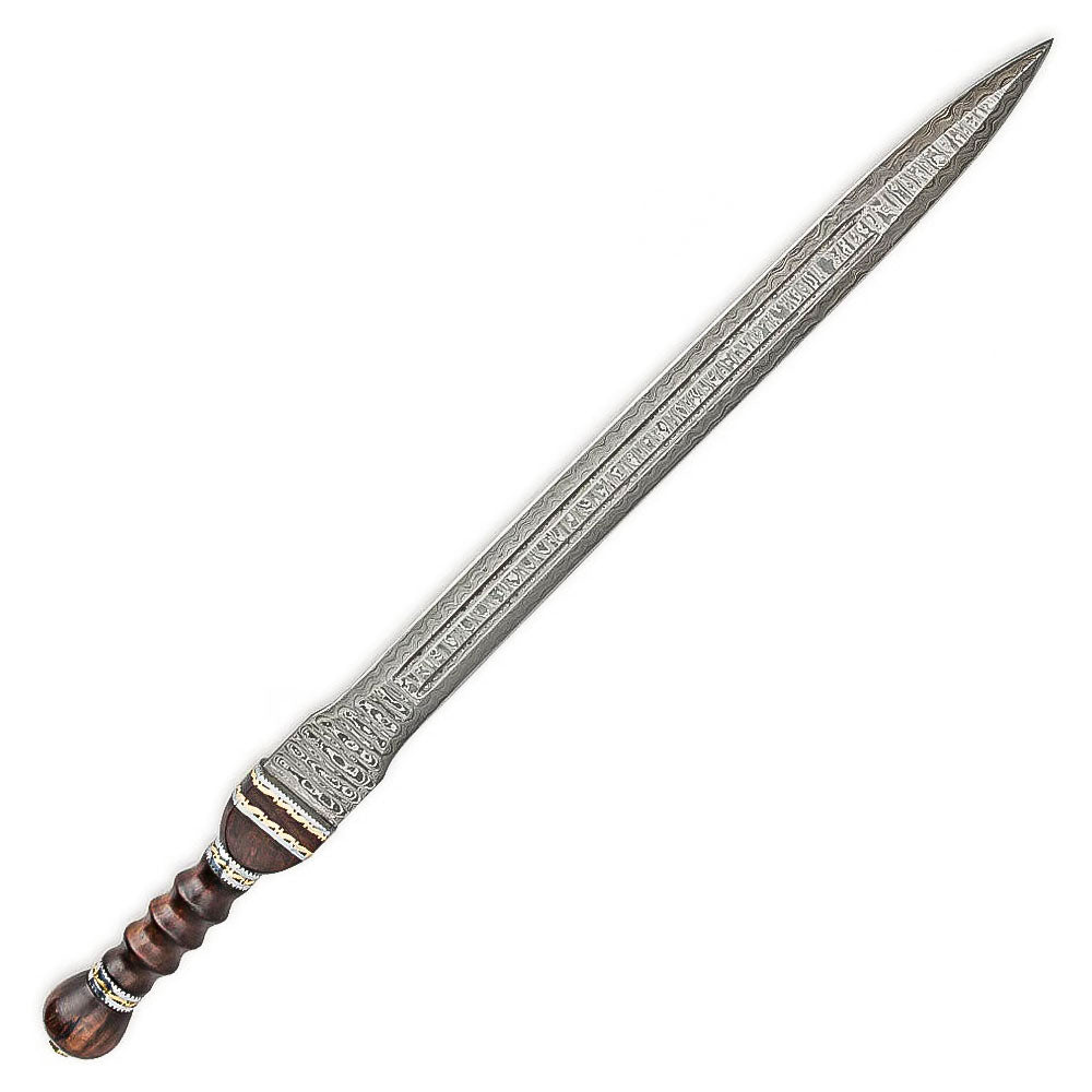 Historical Damascus Gladiator Sword - propswords