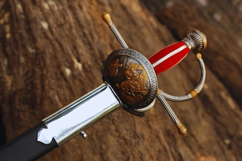 Handmade Double Head Sword, decorative Spanish rapier Sword