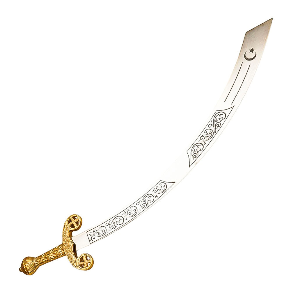 36” Belly Dancing Mystical Etched Scimitar of Balance Sword