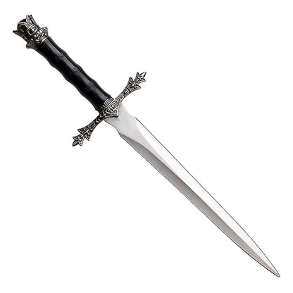 13.5” Fantasy Historical Short Sword King Arthur Collectors Knife with Scabbard-Satin Finish