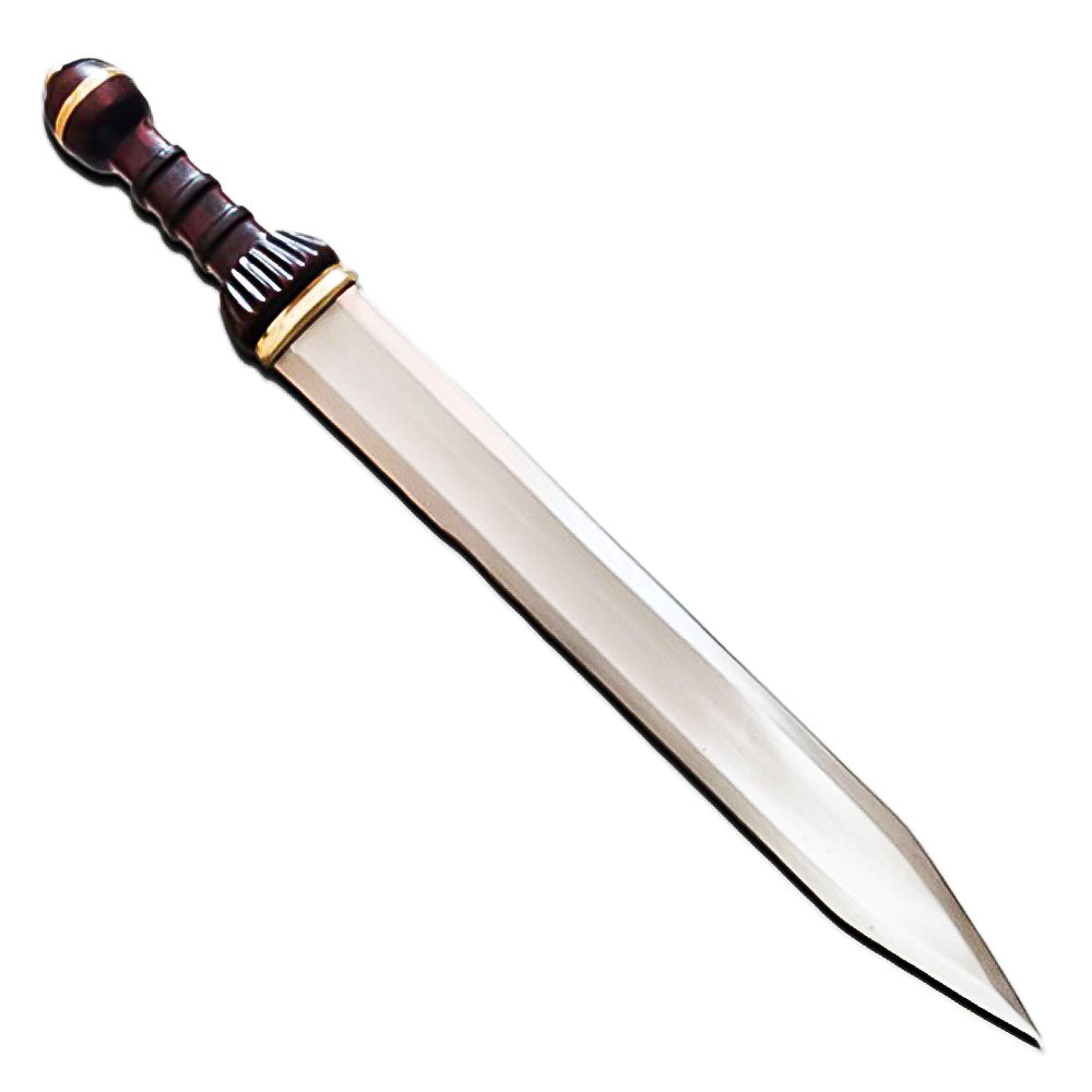 24” Handmade Stainless Steel Lucius Gladius Sword, Roman Gladiator Sword - propswords