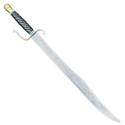 Handmade Damascus Steel Scimitar Sword With Leather Sheath - propswords