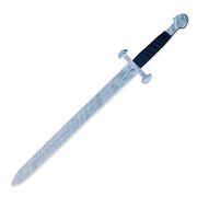36" Hand-Forged Damascus Steel Sword | Premium Black Leather Sheath | Personalized Gift for Him, Wedding, Father's Day, Birthday, Groomsmen Gift