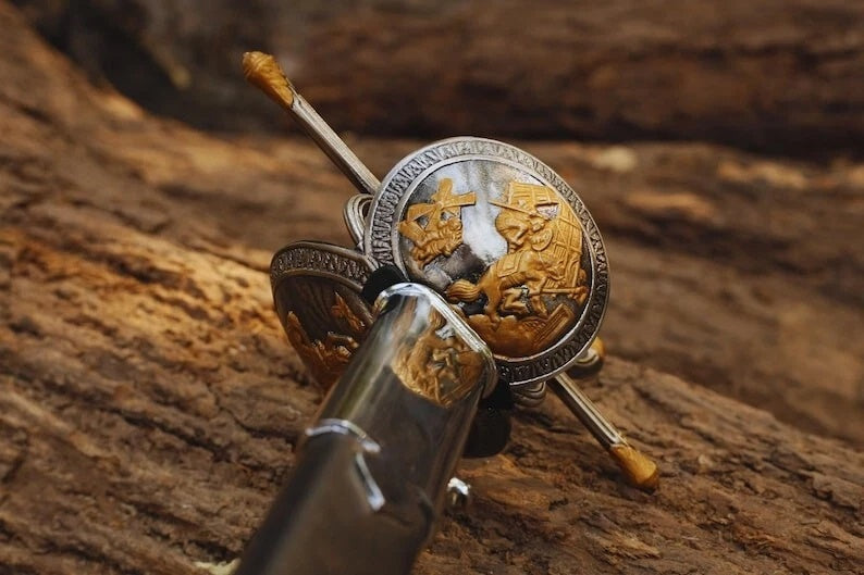 Handmade Double Head Sword, decorative Spanish rapier Sword