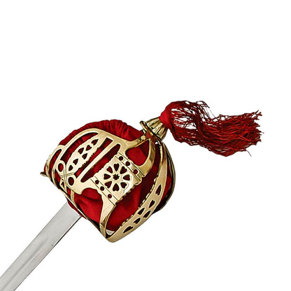 41" Hand Forged Stainless Steel Scottish Replica 18th Century Basket Hilt Sword - propswords