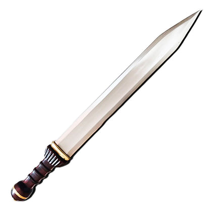 24” Handmade Stainless Steel Lucius Gladius Sword, Roman Gladiator Sword - propswords