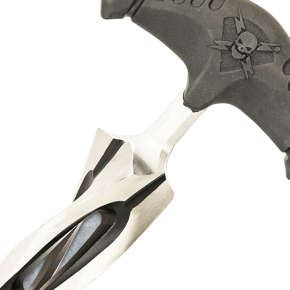 M48 Cyclone Push Dagger | 5 3/4” 2Cr13 stainless steel blade | 7 3/8" overall | Vortec belt sheath included - propswords