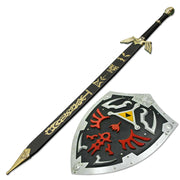 LEGEND OF ZELDA MASTER SWORD OF DARK LINK & Dark Link Hylian Zelda Shield