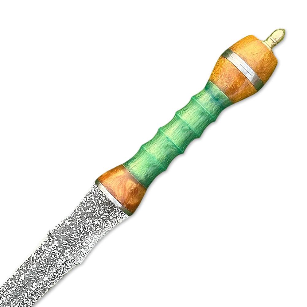 Handmade Stainless Steel Medieval Roman Gladius Historical Sword With Leather Sheath - propswords