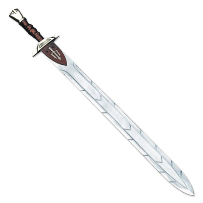 30" Handmade Stainless Steel Percy Jackson Riptide Sword With Leather Sheath - propswords