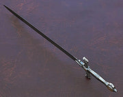 Handmade King Solomon Sword with Leather Sheath/Damascus Steel Sword - propswords