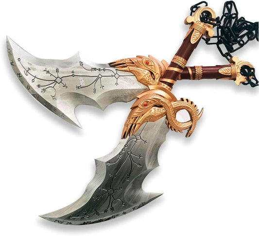 Kratos Blades of Chaos – Authentic God of War Ragnarok Cosplay Weapon Prop - propswords