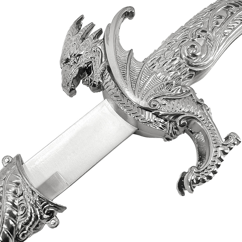 Saint George Dragon Saber - Intricately Designed Dragon Sword, Exquisite Knight Collections, for Collectors