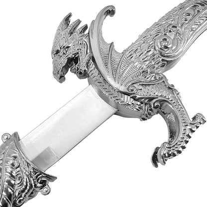 Saint George Dragon Saber - Intricately Designed Dragon Sword, Exquisite Knight Collections, for Collectors