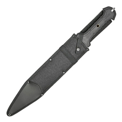 Combat Commander Gladiator Sword With Leather Sheath - propswords