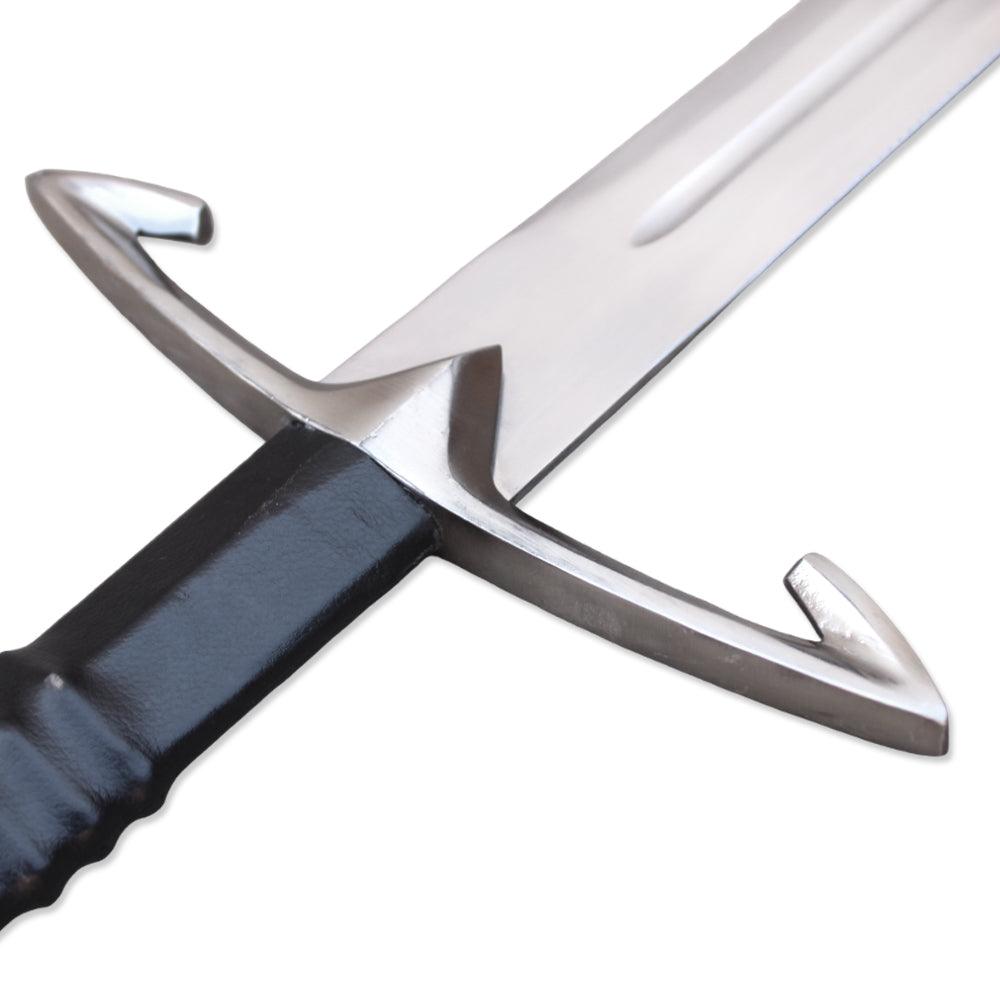 The Black Death Gothic Sword Medieval Sword Comes with leather sheath - propswords