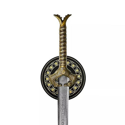 Stainless Steel Wonder Women Sword OF Diana Princess With Wall Plaque - propswords