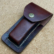 8.25" Damascus Steel Custom Handmade Folding Pocket Knife Stag Handle - propswords