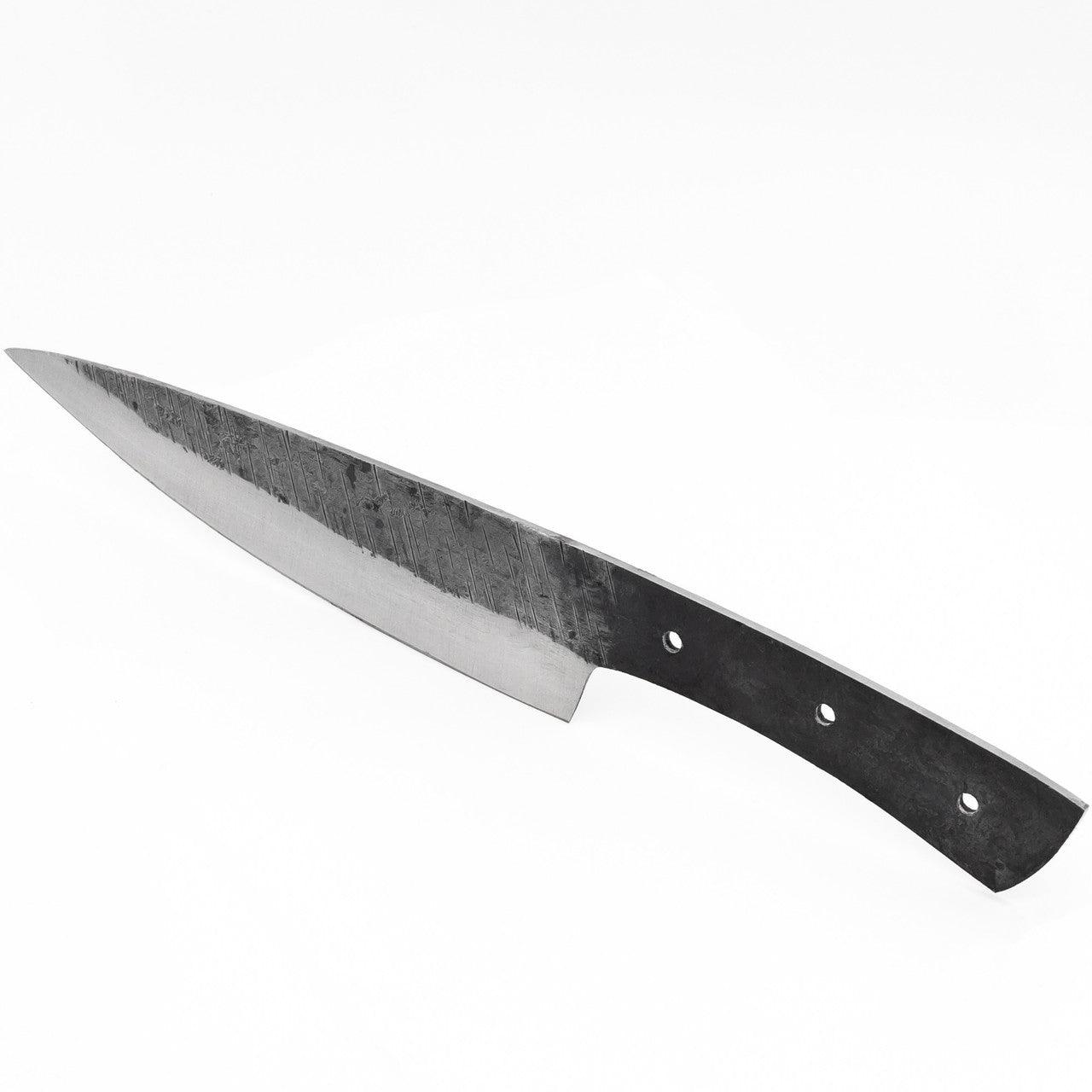 Complete Kitchen Full Tang DIY Chef’s Knife without Grips - propswords