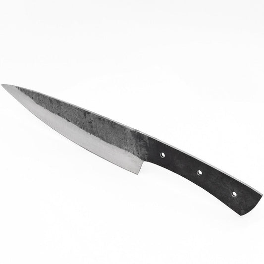 Complete Kitchen Full Tang DIY Chef’s Knife without Grips - propswords