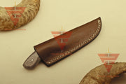 Handcrafted Full Tang Damascus Steel Hunting Camping Skinner Knife - Rosewood Handle - Ideal Gift For Him - Essential EDC Gear - propswords