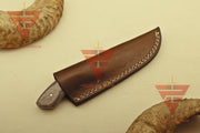 Handcrafted Full Tang Damascus Steel Hunting Camping Skinner Knife - Rosewood Handle - Ideal Gift For Him - Essential EDC Gear