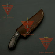 Mastercrafted Damascus Steel Fixed Blade Knife with Premium Sheath: Your Ultimate Companion - propswords