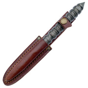Handmade Damascus Blade Steel Cyclone Tri-Edged Spiraling Dagger Knife - propswords