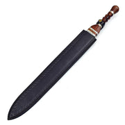 Handmade Damascus Steel Primitive Roman Inspired Gladius Historical Replica sword - propswords