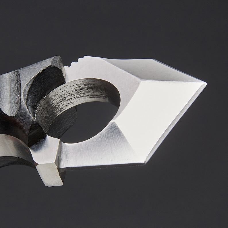 Handmade Stainless Steel Full Tang Skinning Knife With Leather Sheath – Micarta Handle