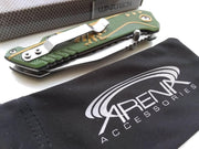 Legend of Zelda Spring Assist Pocket Knife Wharncliffe Tanto Green Blue - propswords