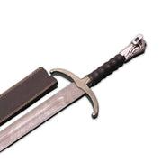 Longclaw Sword of Jon Snow Damascus With Leather Sheath - propswords