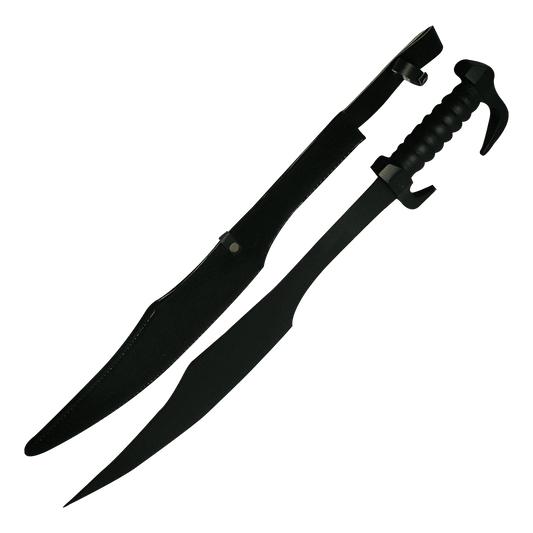 300 King Leonidas Spartan Sword Black Edition – Spartan and Roman Sword of Sparta - propswords