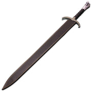 Longclaw Sword of Jon Snow Damascus With Leather Sheath - propswords