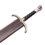 Longclaw Sword of Jon Snow Damascus With Leather Sheath - propswords