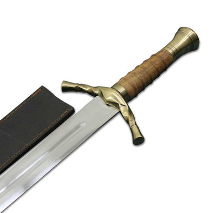 Boromir sword replica from Lord of the Rings with detailed blade and hilt, collectible fantasy weapon