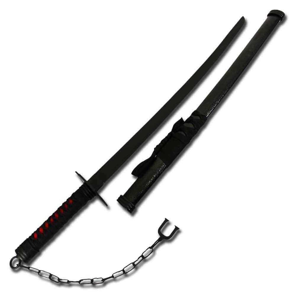 Ichigo Kurosaki's Tensa Zangetsu Bankai Sword – Authentic Bleach Zanpakuto Katana with Scabbard- propswords