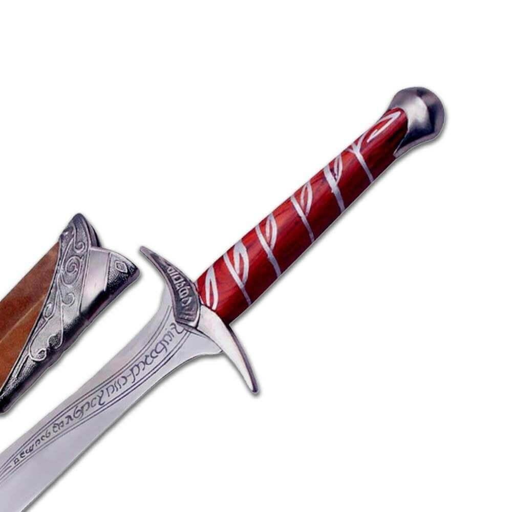 Sting sword replica from Lord of the Rings, Frodo’s iconic sword with detailed blade and hilt, collectible prop