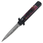 Automatic Sweet Merlot Stiletto Knife - propswords