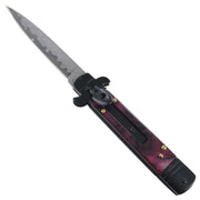 Automatic Sweet Merlot Stiletto Knife - propswords