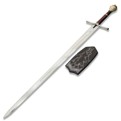 Chronicles Of Narnia Prince Sword Replica Gold Rhindon Sword of High King Peter - propswords