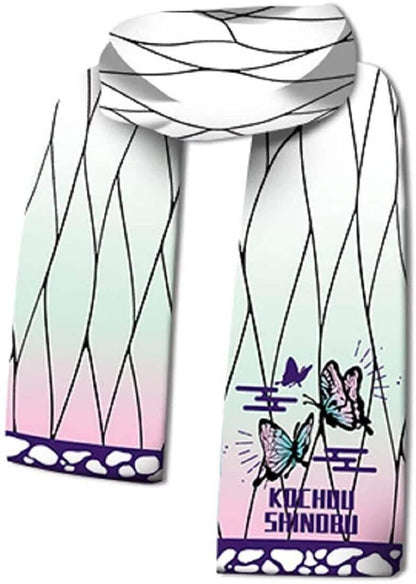 Cosplay Life Anime Demon Slayer Scarfs Rengoku Zenitsu Shinobu Giyu Tanjiro style - propswords
